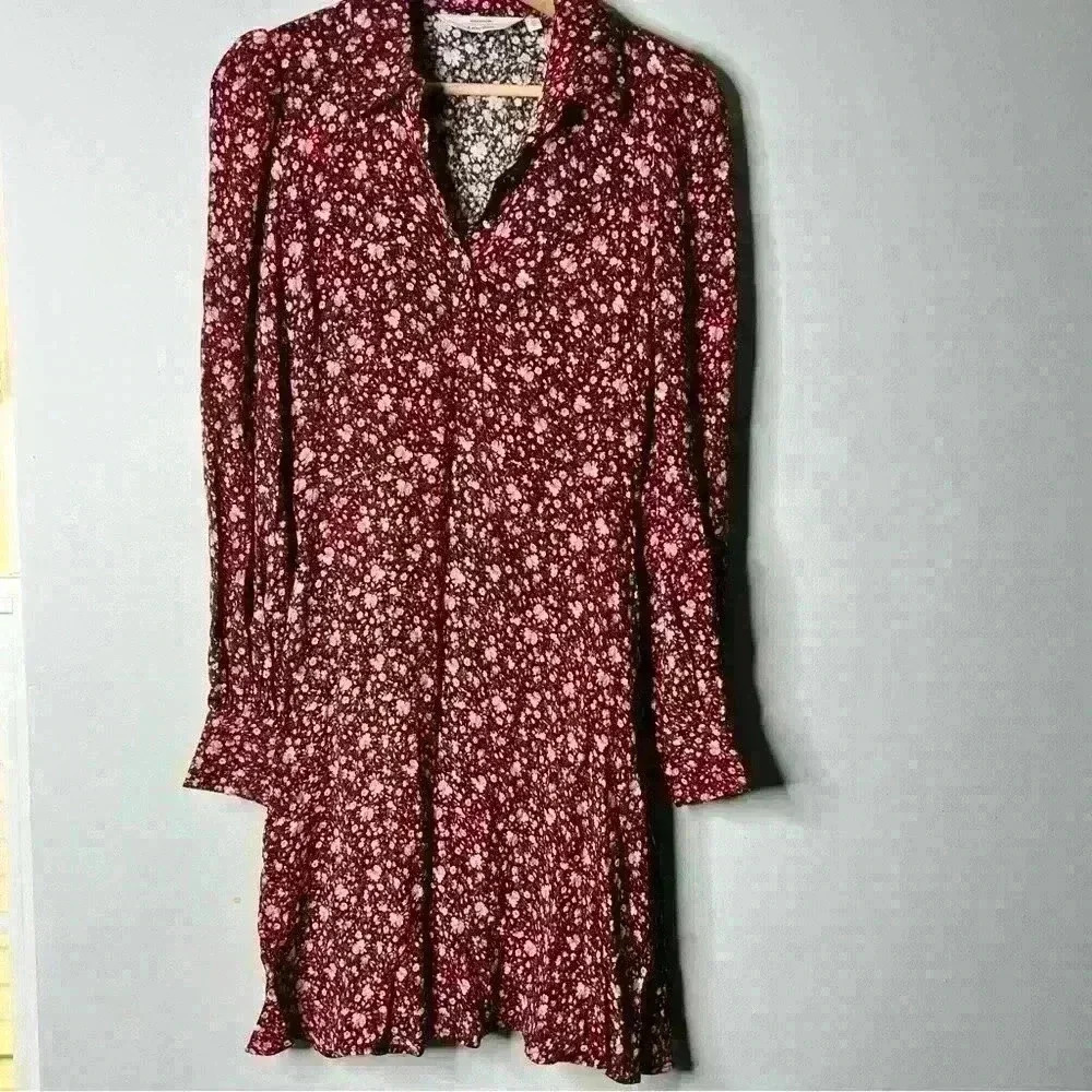 & Other Stories Floral Print Mini Dress